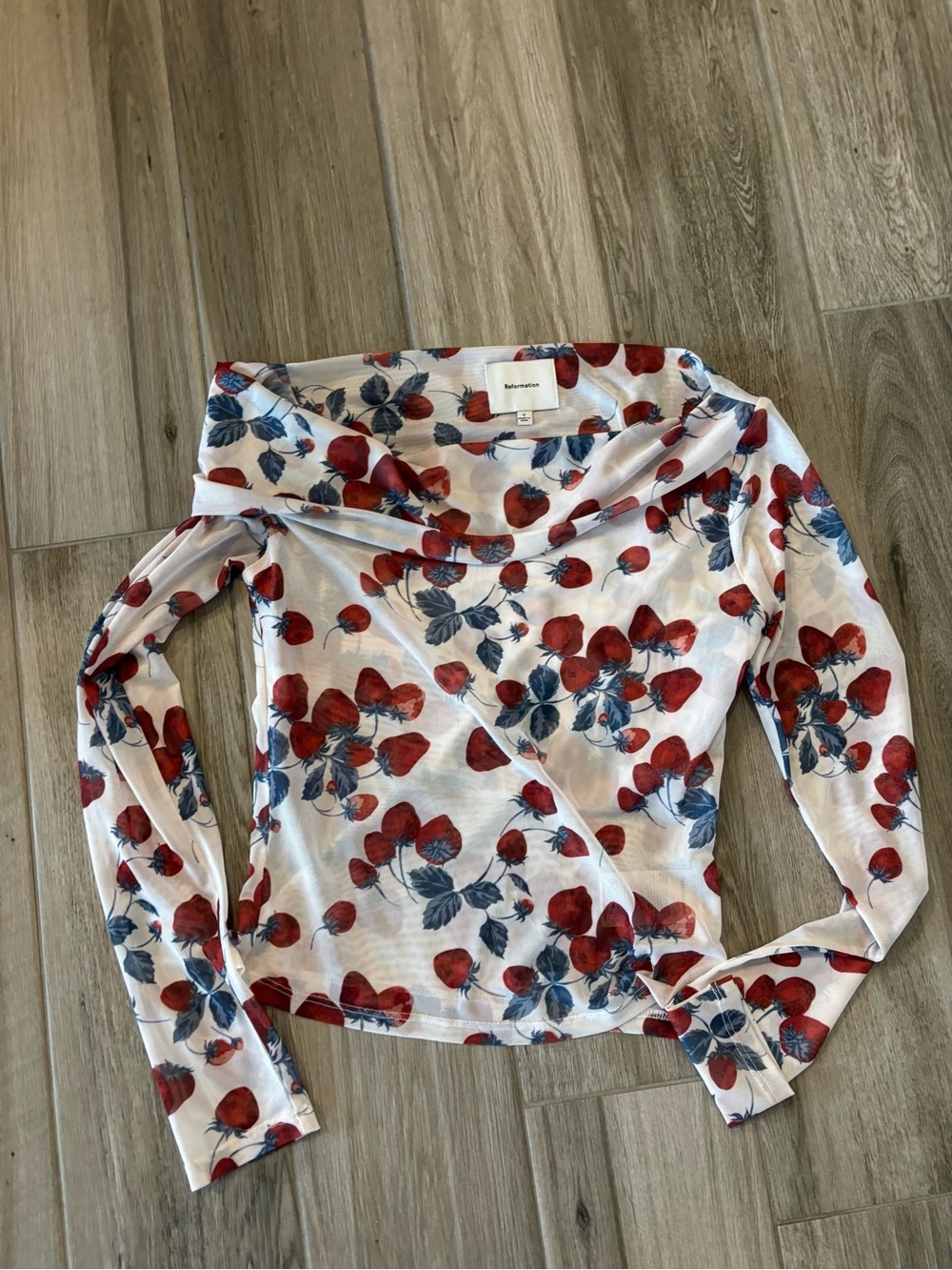 reformation mesh top NWOT